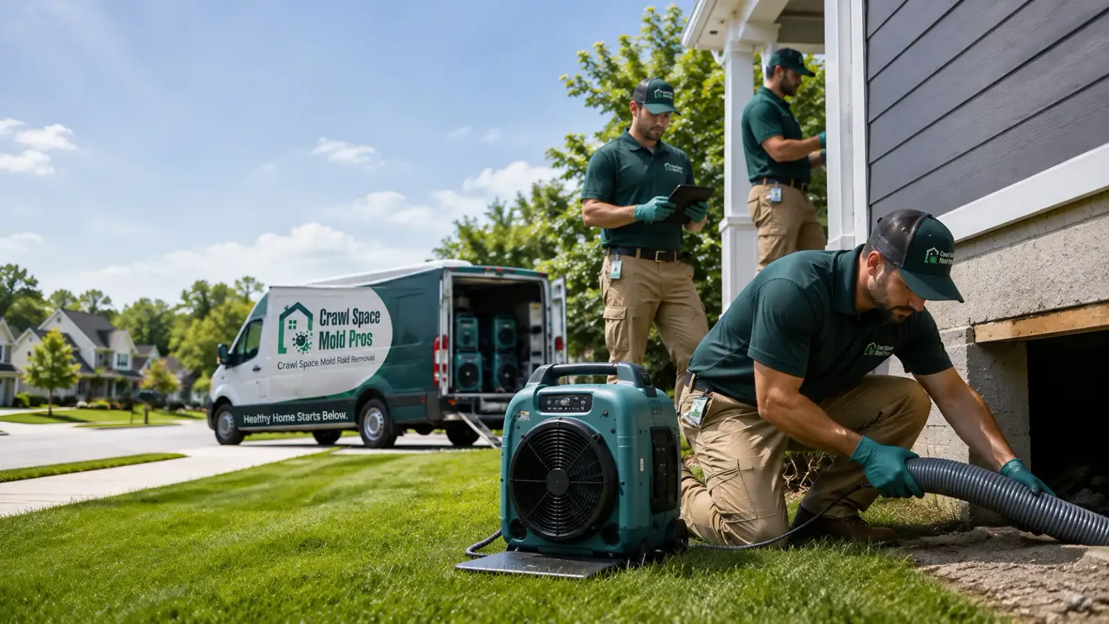 Crawl Space Mold Removal in Houston, AL